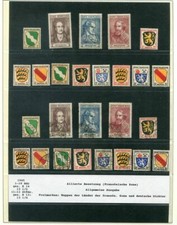 Frz.Zone SAMMLUNG MIT BLOCKS **KOMPLETT (S2994