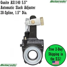 Gunite AS1140 5.5" Automatic Slack Adjuster 28-Spline, 1.5" Dia. Genuine Gunite