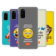 OFFICIAL emoji® SPEAK HARD BACK CASE FOR SAMSUNG PHONES 1