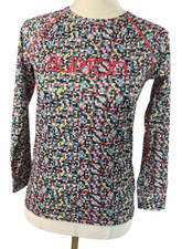 Burton DryRide Multicolor Performance Ski Snowboard Long Sleeve Tee Medium