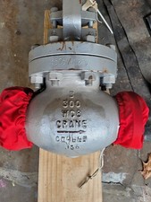 Crane 3" - 300# Manual Globe Valve Butt Weld Flange WCB J36 Steel Fig. 151 XU