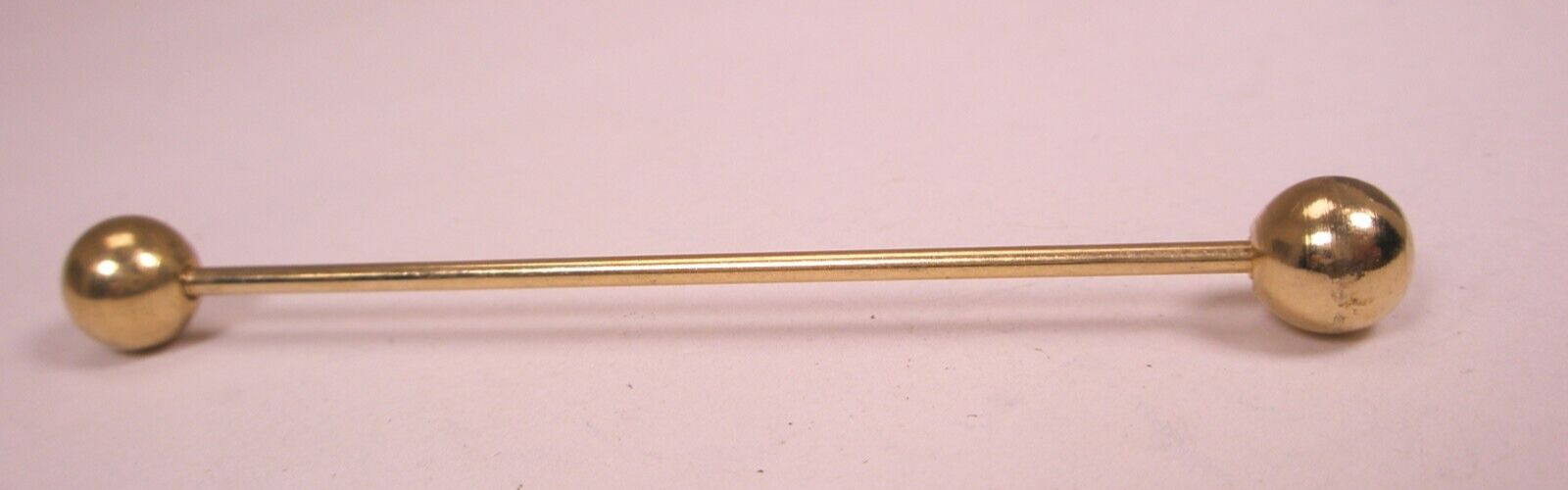 2-5/16" Screw-on Ball Ends Vintage Collar Bar L496