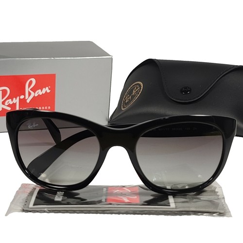 Ray-Ban Sunglasses RB4324 6447/32 Crystal Square Frames with Light