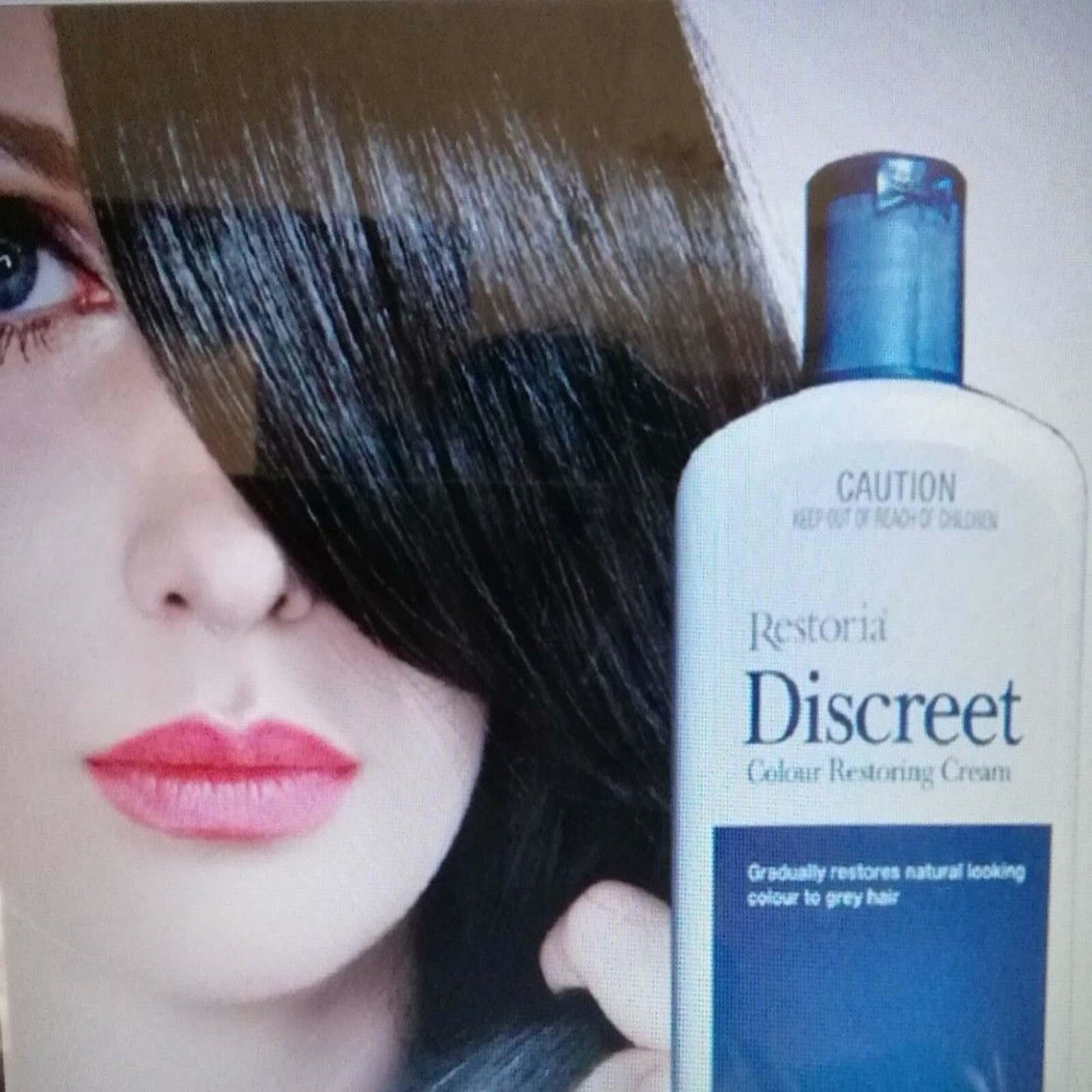 6X Restoria Discreet Grey Hair Covering Hair Colour Restoring Cream