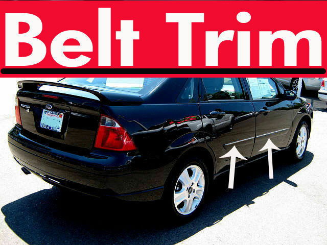 For Ford FOCUS zx4 zx5 zxw Chrome Body Side Molding Trim Kit 2000