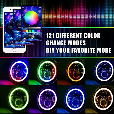 AMUNIESUN Baagialdic 1 Paire De Phares LED Pour Mazda Miata MX5 MX-5