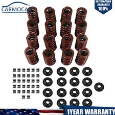 Valve Springs Kit With Steel Retainers Locks For Chevrolet Sbc 327 350 400