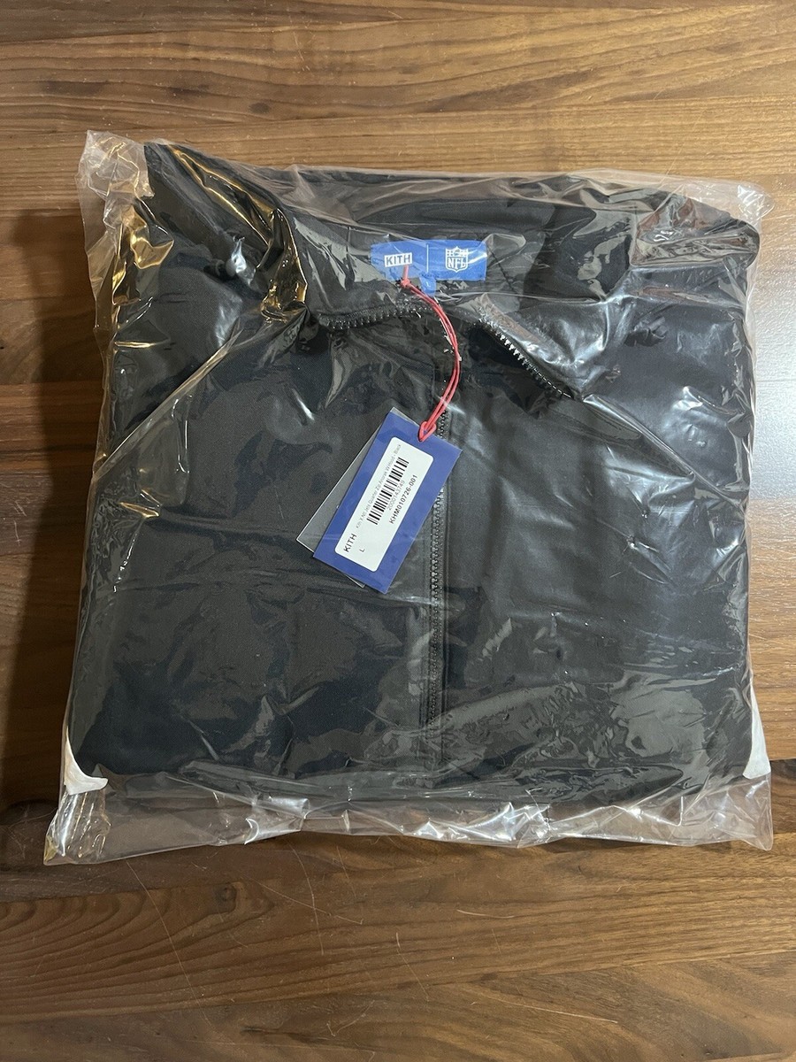 さらなる高みへ【Kith× '47 for the NFL】Zip Anorak With Hood Buy Kith & '47 for the NFL: Eagles Quarter Zip Anorak With