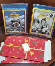 Absent-Minded Professor/Son of Flubber (Blu-ray)+Disney Giftboxes-w/SLEEVES-NEW