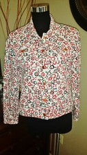St John Vibrant Studded Circle Design Jacket - Size P - Adorable