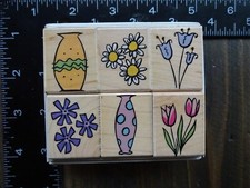 FLOWERS BOUQUETS AND VASES Build Own Rubber Stamp Set by HERO ARTS