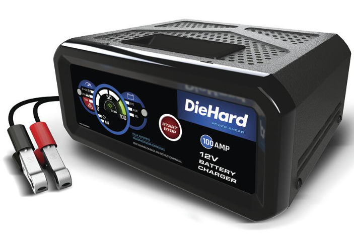 DieHard Car Battery Charger 100 Amp 12V Portable Jump Starter Maintainer LED