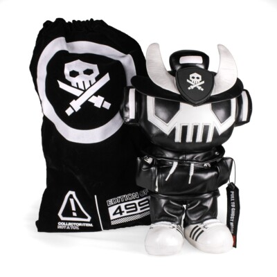 Quiccs x Martian Toys Sof Teq63  (Ready White) 14'' Premium Teq 63 Plush Figure