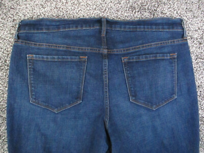 Old Navy Jeans Womens 14S Blue Denim Original Skinny Mid Rise Dark Wash 36x28
