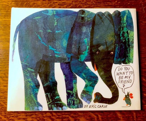 Rare SIGNED Eric Carle DO YOU WANT TO BE MY FRIEND? 1987 Edition 1st Printing - Picture 2 of 7