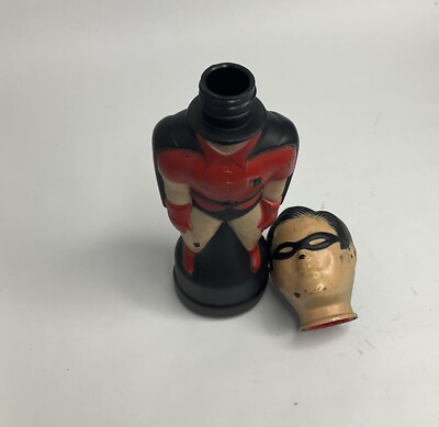 Vintage 1966 ROBIN Colgate Palmolive Soaky Bubble Bath Bottle