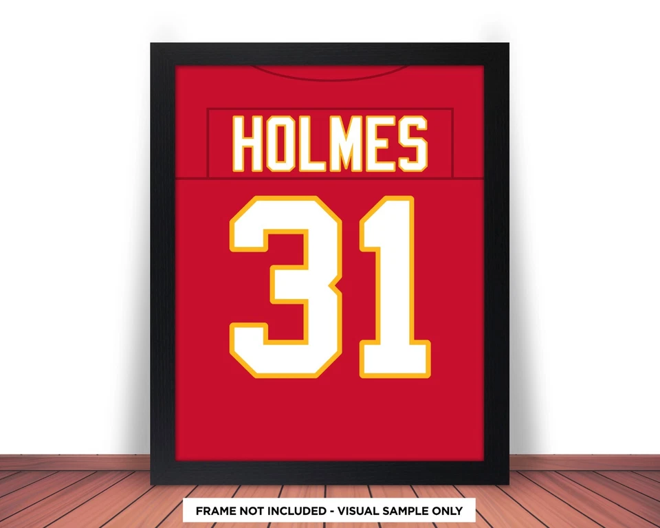 Fotografía del sacerdote Holmes Kansas City Chiefs RB / 8x10 11x14 o 16x20 (jz w) Foto 2 de 4