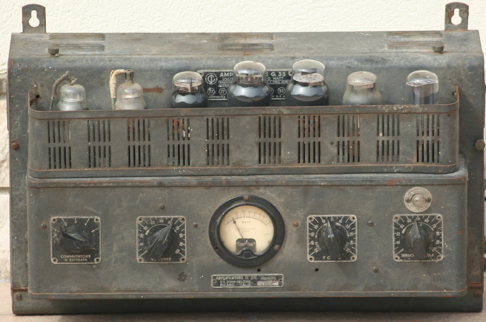 tube amplifier amp vintage western electric hifi metal cinema theatre 1930's 6L6 - Picture 1 of 11