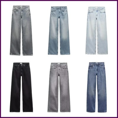 Z1975 straight height waist long jeans 2025 ETJ Autumn/Winter New Wash