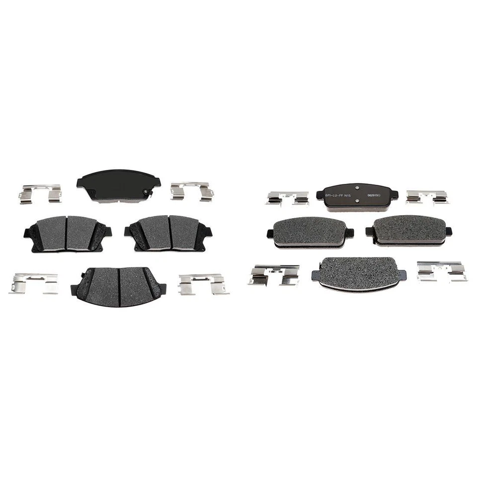 Pastillas de freno delanteras y traseras de cerámica para Buick Encore R-Line 2017 2016 2015 2014 2013 Foto 4 de 4