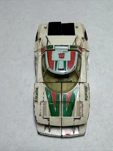 Vintage 1982 Wheeljack LANCIA 539 Race Car G1 TRANSFORMER Takara Japan 4.5"