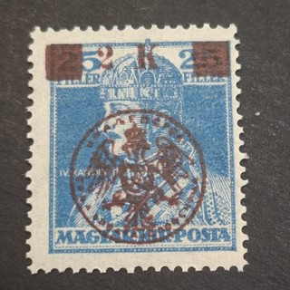 Yugoslavia Kingdom SHS 1918 Local Overprint Eagle Karl MNH stamp 2K/25f