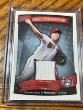 2010 Topps - Peak Performance Relics Jordan Zimmermann #PPR-JZ (MEM)