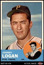 1963 Topps #259 Johnny Logan Pirates 7.5 - NM+