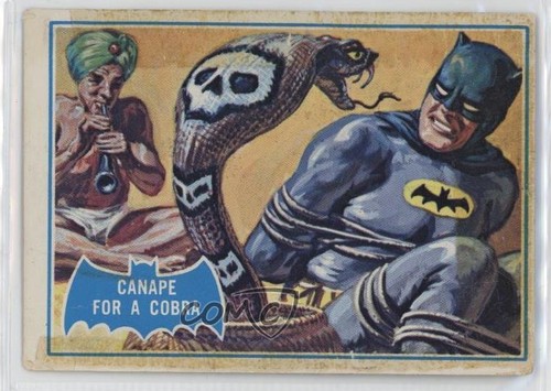 1966 OPC Batman Blue Bat #6B Canape for a Cobra