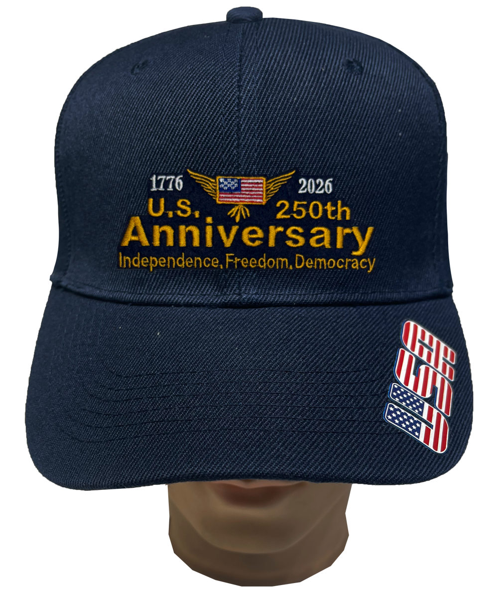 US 250th Anniversary 1776-2026 USA FREEDOM Adjustable Cap Baseball Hats ...