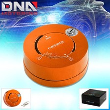 Nrg Srk-101or Racing Steering Wheel Quick Release Lock Kitkey Hub Orange Body