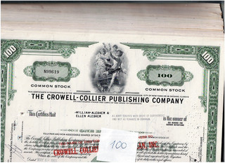 Lagerverkauf 100 The Crowell Colllier Publishing Co. 1960er VF/VF