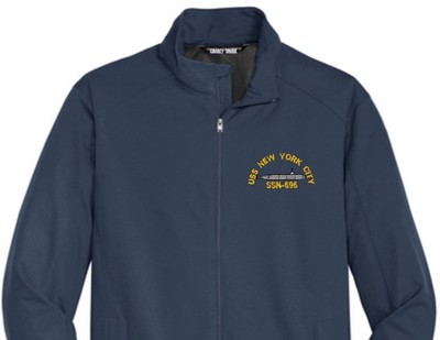USS NEW YORK CITY SSN-696 Soft Shell Jacket.  New.  U.S. Navy