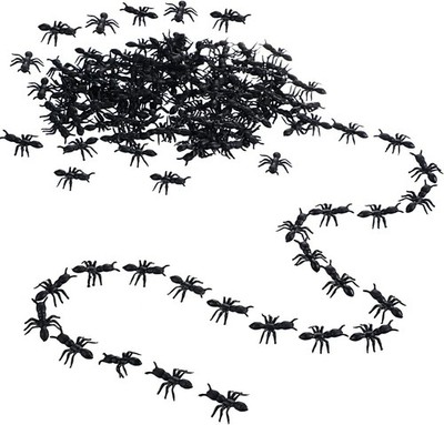 300 Pcs Realistic Plastic Ants Fake Ant Toys Insects for Halloween Party Favors
