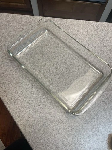 Vintage PYREX 232 Clear Glass 11.75x7.5 C1.75 Casserole Dish 2Qt 1950-1970