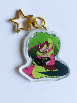 Missi Zilla Hazbin Hotel Small Keychain 2'' / 4,5 cm Schlüsselanhänger 
