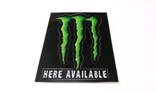 Monster Energy Sticker "HERE AVAILABLE" 4.5 X 6 Inch Sticker