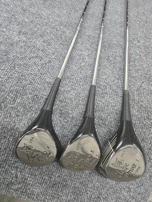 Vintage Lynx Super Predator 3-Wood & 5-Wood RH Steel Shafts Golf