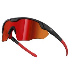 S596 Sports Shades XL Sunglasses for Men Baseball Running Road Cycling Volley...