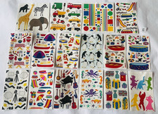 Vintage Sticker Lot 1990s Mrs. Grossman's Sticker Sheets Set E-16 Sheets BIN 73