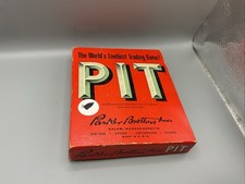 Vintage 1959 Parker Brother's PIT Game Complete With Supplement Booklets