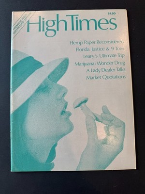High Times Magazine #1 - Premiere Issue (Trans-High, 1974) VF/VF+