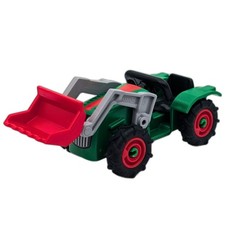 Playmobil trattore verde/rosso bambino piccolo fattoria veicolo libero