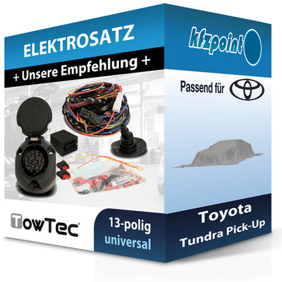 TOWTEC E-Satz 13polig universell passend für Toyota Tundra Pick-Up NEU