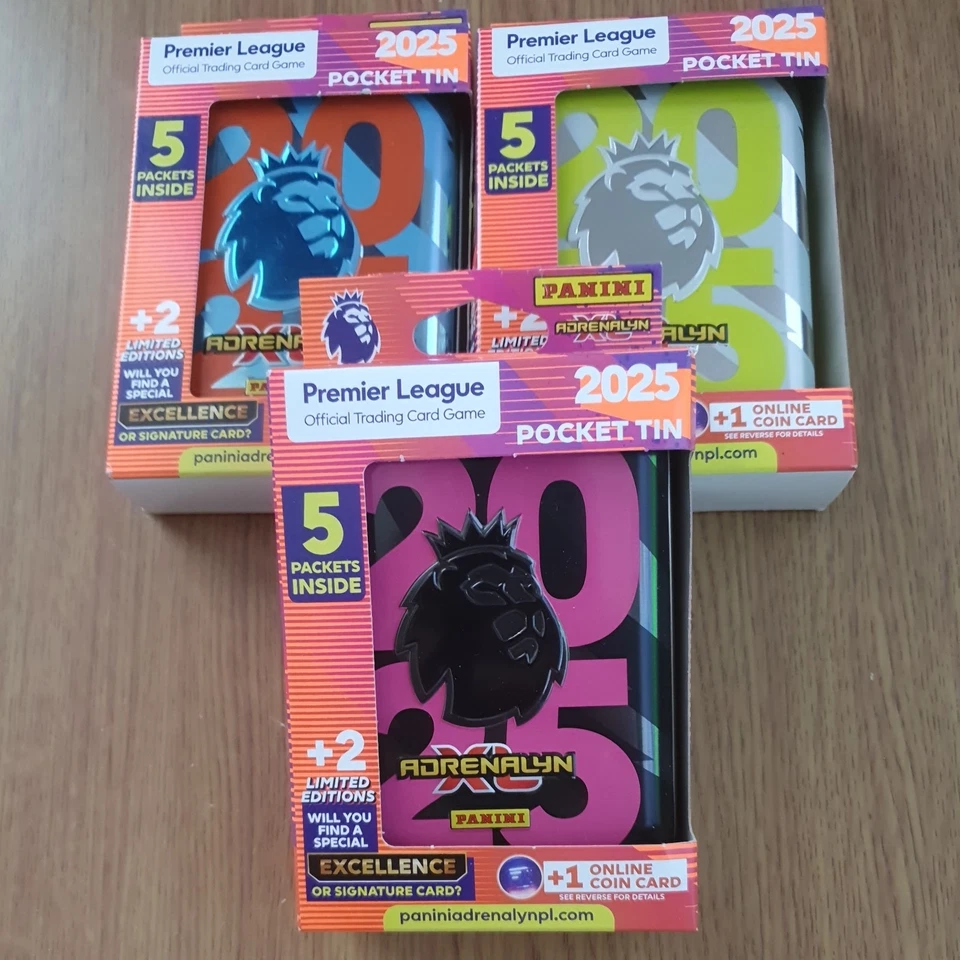 Panini Premier League 2024/25 Adrenalyn XL Trading Card × 3