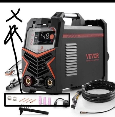 VEVOR 3 in 1 TIG/Stick/Clean Welder 205 Amp Digital Arc Welding Machine MISSING