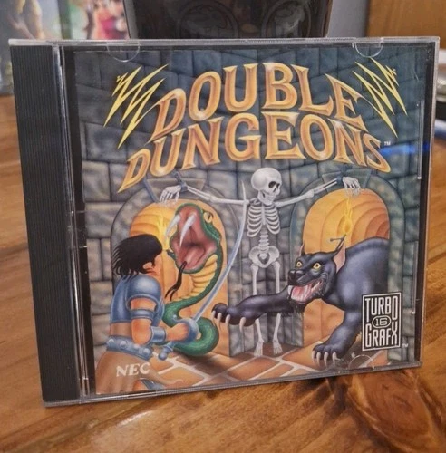 Double Dungeons TurboGrafx-16 Complete CIB Tested Mint Condition Authentic