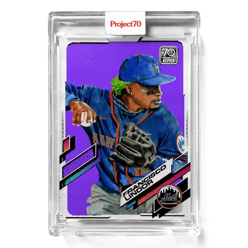 Topps Project 70 Card 562 - 2021 Francisco Lindor by Jacob Rochester