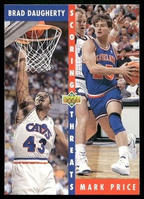 Brad Daugherty / Mark Price - 1992-93 Upper Deck - Scoring Threats #498