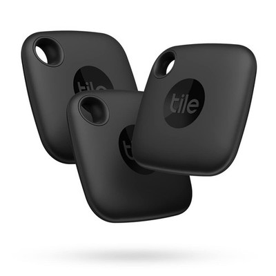 Tile Mate (2022) Bluetooth Schlüsselfinder, 3er Pack, 60m Reichweite, inkl. Comm
